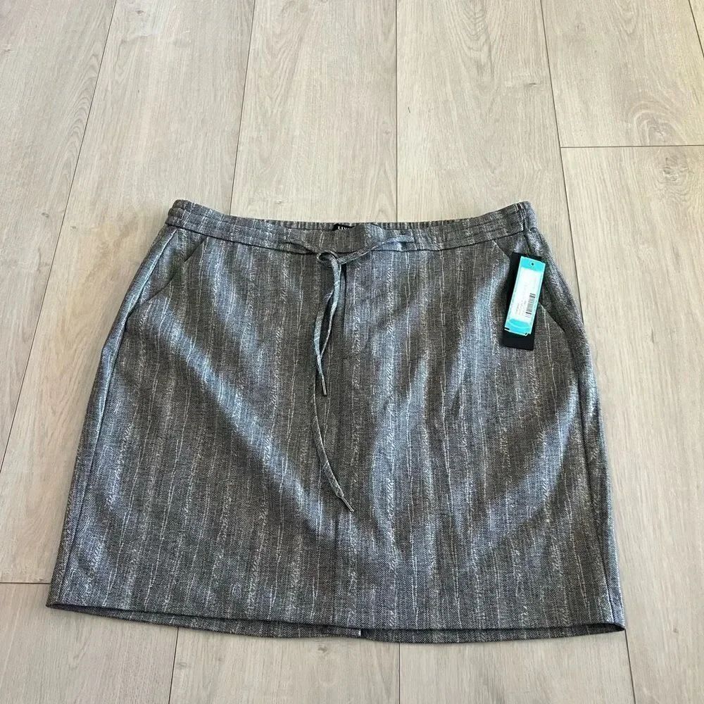 Liverpool Plus Size Axel Drawstring Pull On Skirt Size 18 w